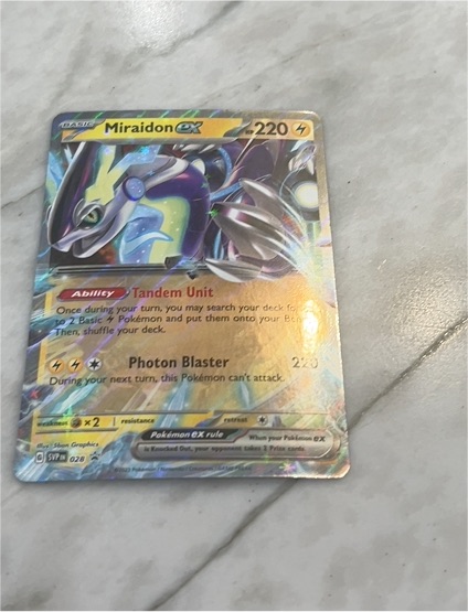 2022 Pokémon SV Black Star Promo #028 Miraidon EX — front