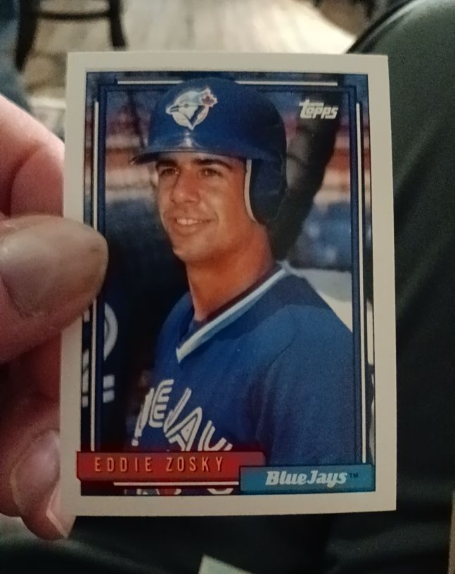 1992 Topps #72 Eddie Zosky — front
