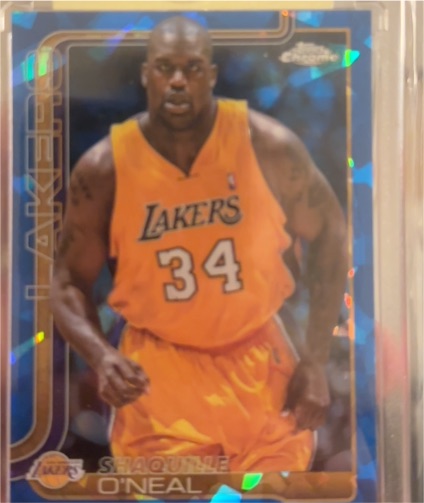 2025-26 Topps Chrome Sapphire #242 Shaquille O'Neal — front