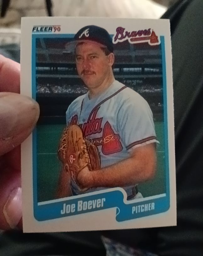 1990 Fleer #577 Joe Boever — front