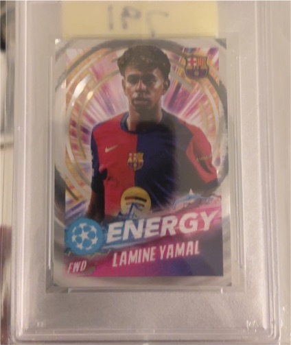 2024-25 Topps UEFA Champions League #522 Lamine Yamal Energy — front