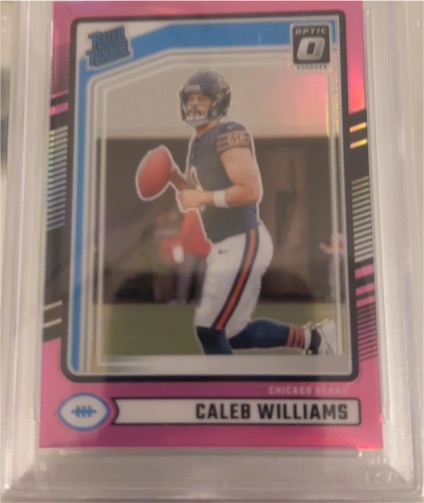 2024 Panini Donruss Optic Preview Pink #327 Caleb Williams — front