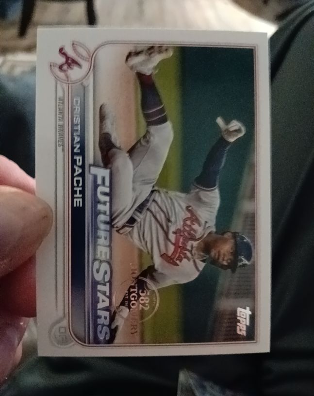 2022 Topps Series 1 #233 Cristian Pache Future Stars Atlanta Braves — front