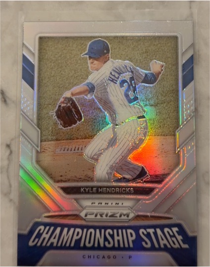 2021 Panini Prizm Championship Stage #CS6 Kyle Hendricks — front