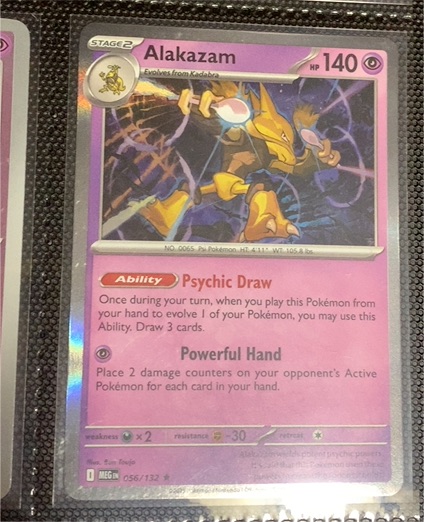 2024 Pokémon Mega Evolution #056 Alakazam — front