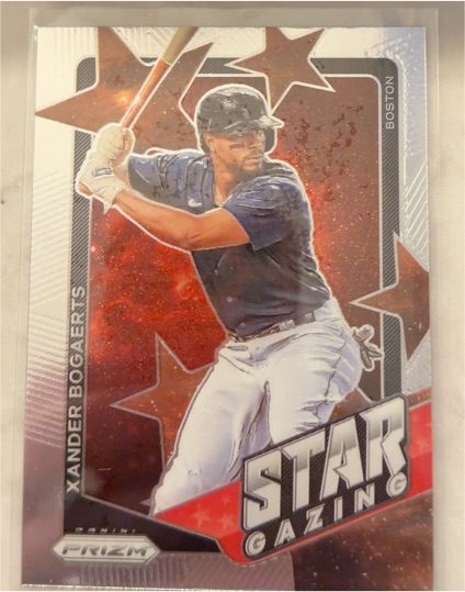 2021 Panini Prizm Star Gazing #SG14 Xander Bogaerts — front