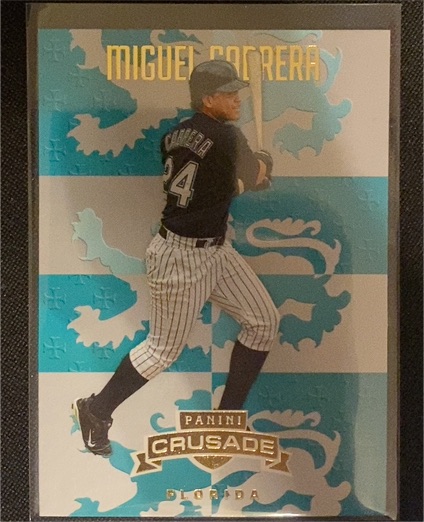 2025 Panini Crusade #147 Miguel Cabrera Florida Marlins — front