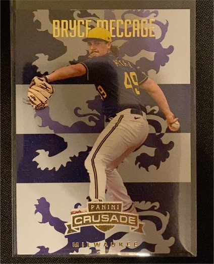 2025 Panini Crusade #54 Bryce Meccage — front