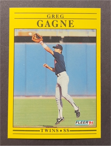 1991 Fleer #610 Greg Gagne — front