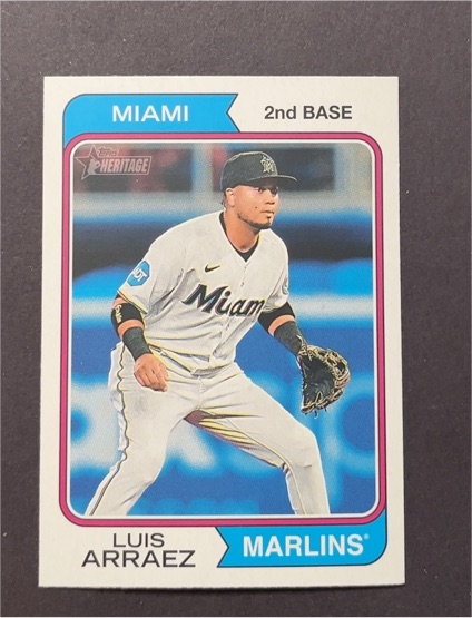 2023 Topps Heritage High Number #615 Luis Arraez — front