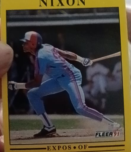 1991 Fleer #241 Otis Nixon — front