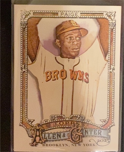 2025 Topps Allen & Ginter #57 Satchel Paige — front
