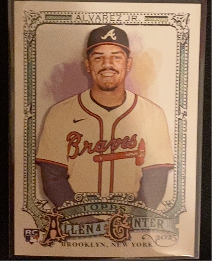 2025 Topps Allen & Ginter #201 Nacho Alvarez Jr. — front