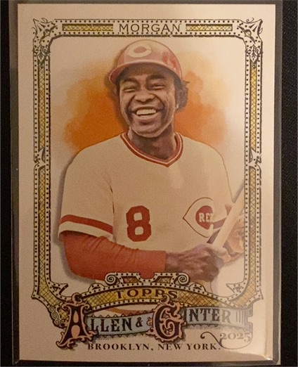 2025 Topps Allen & Ginter #179 Joe Morgan — front