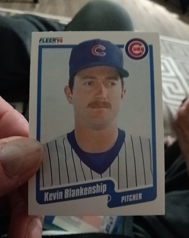 1990 Fleer #28 Kevin Blankenship — front