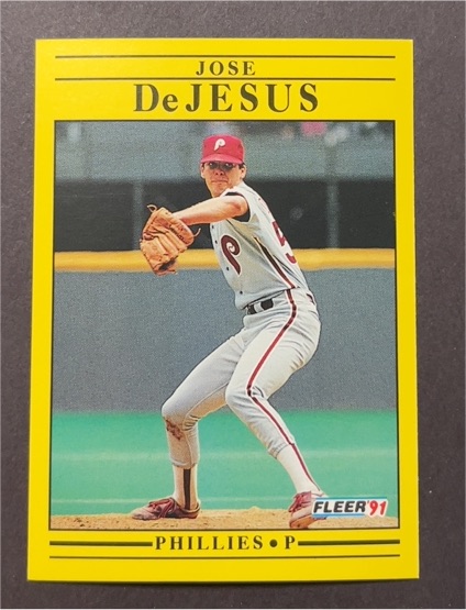 1991 Fleer #394 Jose DeJesus — front