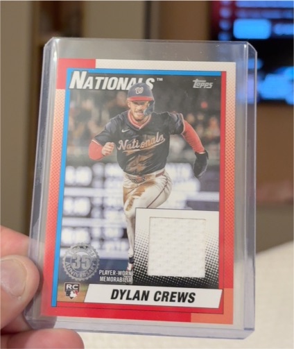 2025 Topps Update #90RU-DC Dylan Crews — front