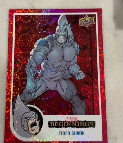 2022 Upper Deck Marvel Beginnings Vol 2 Series 1 #46 Tiger Shark — front