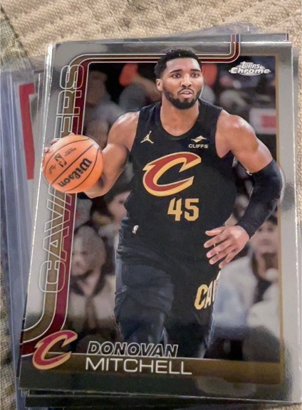 2025-26 Topps Chrome #69 Donovan Mitchell — front