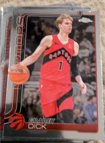 2025-26 Topps Chrome #214 Gradey Dick — front