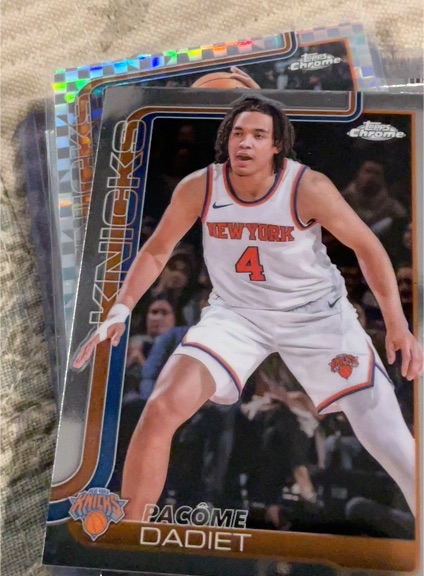 2025-26 Topps Chrome #111 Pacome Dadiet — front