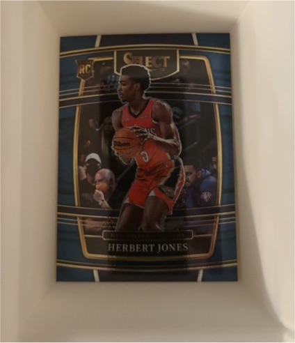 2021-22 Panini Select #45 Herbert Jones Blue Concourse Rookie — front