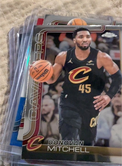 2025-26 Topps Chrome #69 Donovan Mitchell — front