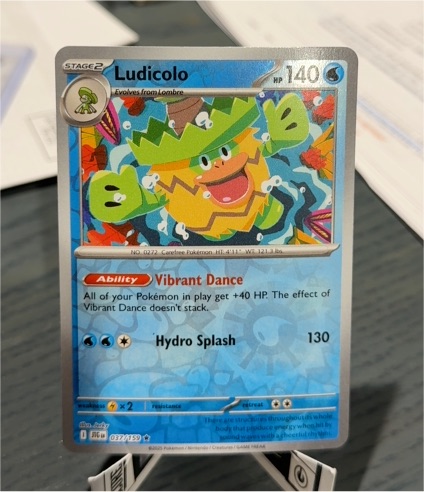 2020 Pokémon Journey Together #037 Ludicolo — front