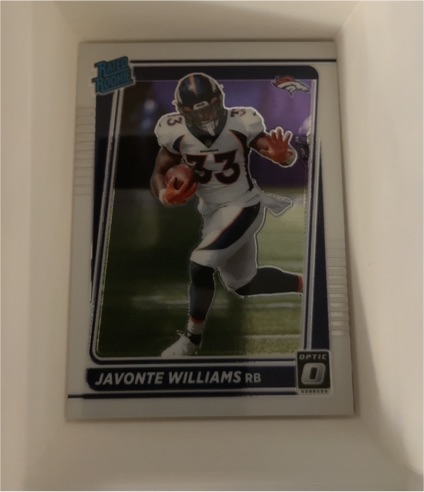 2021 Panini Donruss Optic #215 Javonte Williams — front