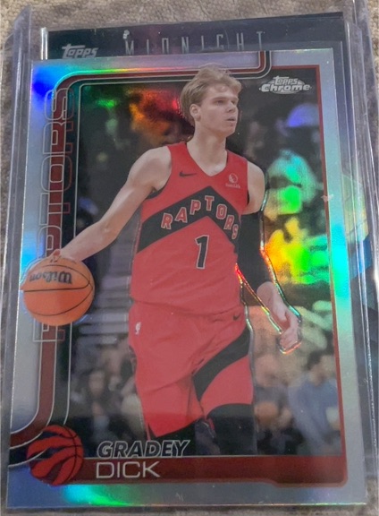 2025-26 Topps Chrome #214 Gradey Dick — front