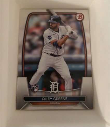 2023 Bowman #90 Riley Greene — front