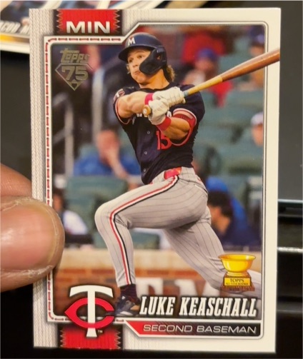 2026 Topps Series One #3 Luke Keaschall — front