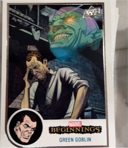 2022 Upper Deck Marvel Beginnings #23 Green Goblin — front