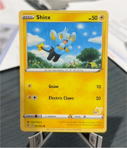 2021 Pokémon Sword & Shield Fusion Strike #091 Shinx — front