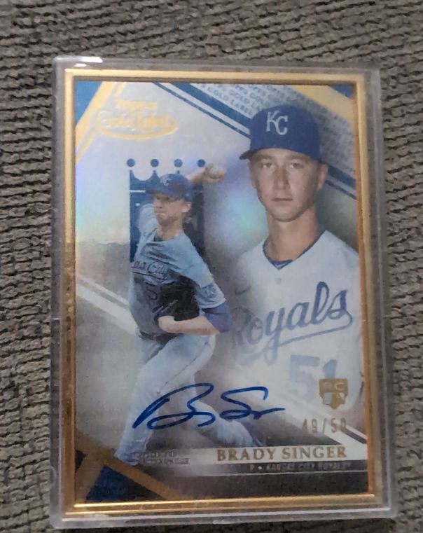 2021 Topps Gold Label #FA-BS Brady Singer — front