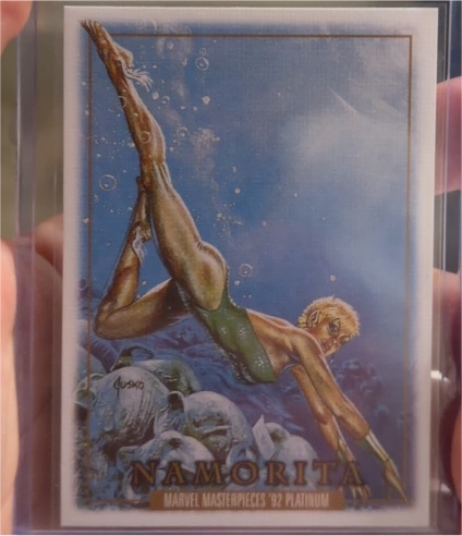 2024 Skybox Marvel Masterpieces '92 Platinum #56 Namorita — front