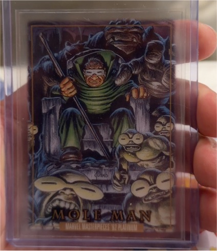 2024 Upper Deck Marvel Masterpieces '92 Platinum #52 Mole Man — front