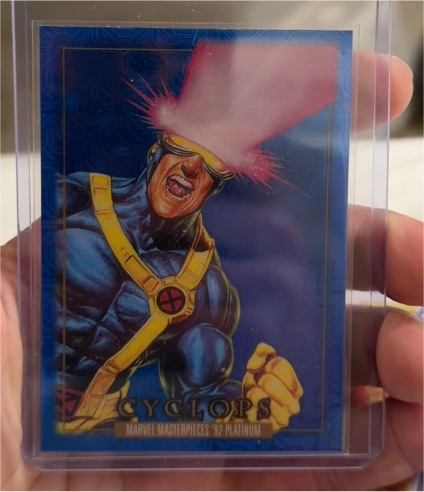 2024 Marvel Masterpieces '92 Platinum #13 Cyclops — front