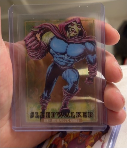 1992 Marvel Masterpieces Platinum #89 Sleepwalker — front