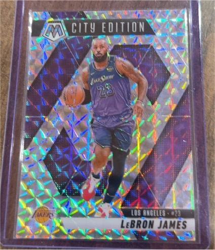 2024-25 Panini Mosaic City Edition #286 LeBron James — front