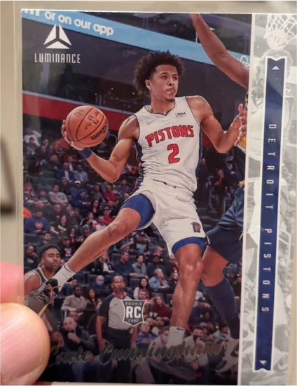 2021-22 Panini Chronicles Luminance #240 Cade Cunningham — front