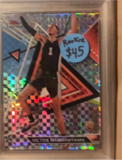 2023-24 Topps Finest #197 Victor Wembanyama Rookie — front