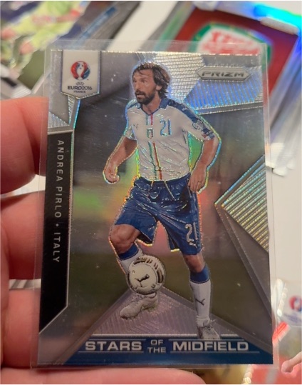 2016 Panini Prizm UEFA Euro #86 Andrea Pirlo Italy — front