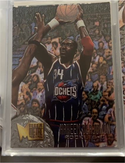 1995-96 Fleer Metal #154 Hakeem Olajuwon — front
