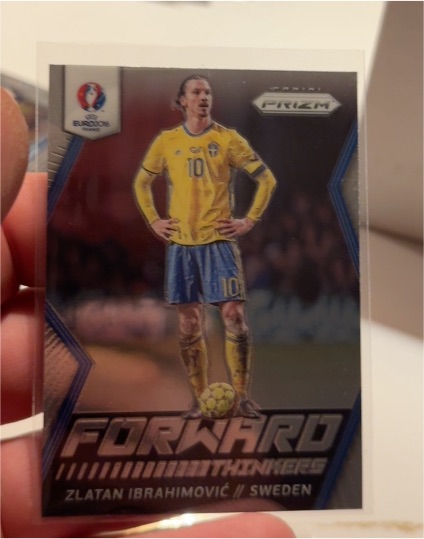 2016 Panini Prizm UEFA Euro #10 Zlatan Ibrahimovic Forward Thinker Sweden — front