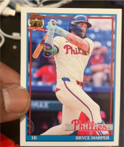 2026 Topps 75 Years of Baseball #T91-60 Bryce Harper — front