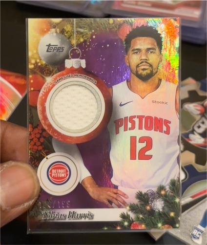 2025-26 Topps Holiday #PR-TH Tobias Harris — front