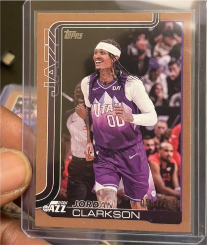 2025-26 Topps #132 Jordan Clarkson — front