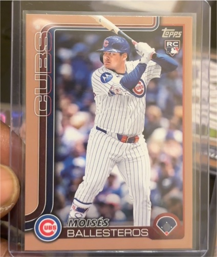 2025 Topps Update #US262 Moisés Ballesteros — front