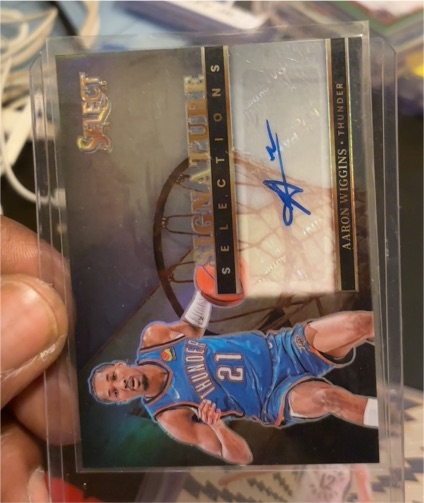 2024-25 Panini Select Signature Selections #SS-WIG Aaron Wiggins — front